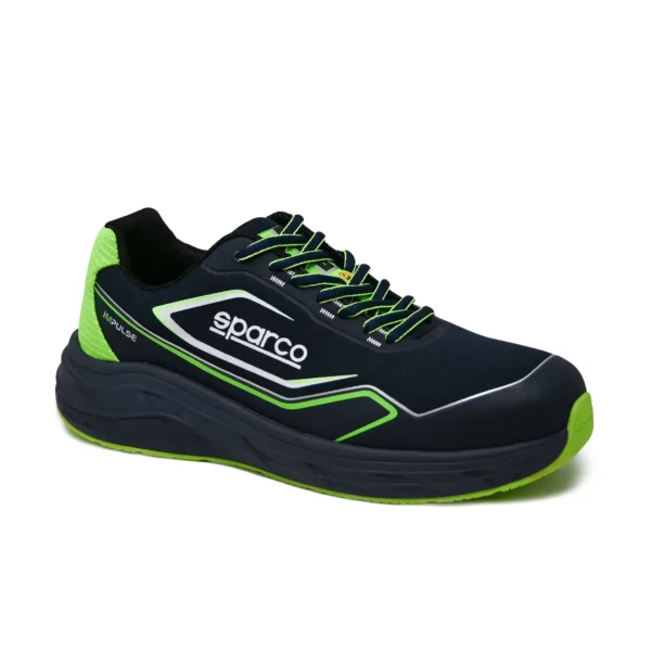 Sparco Impulse Willen blu marino/verde fluo