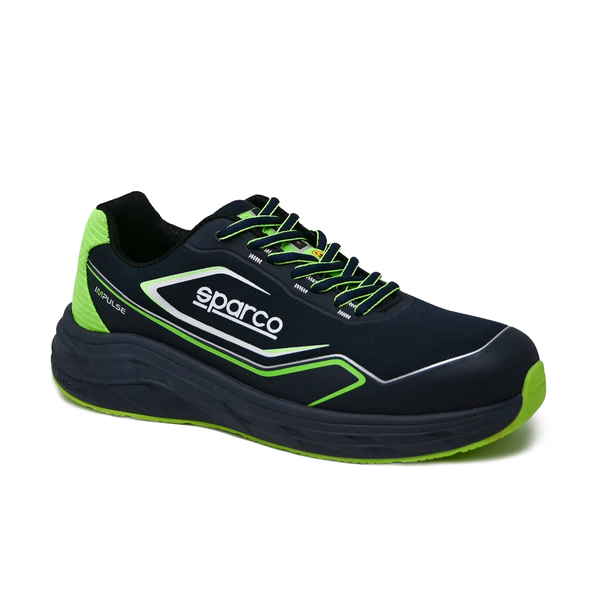 Sparco Impulse Willen blu marino/verde fluo